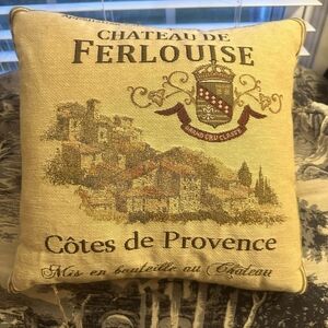 Chateau de Ferlouise Côtes de Provence Decorative Pillow